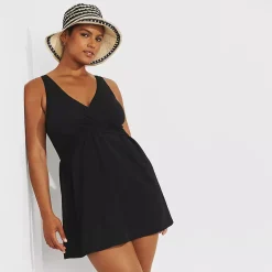 Women's SlenderSuit Wrap Swim Dress Swimsuit