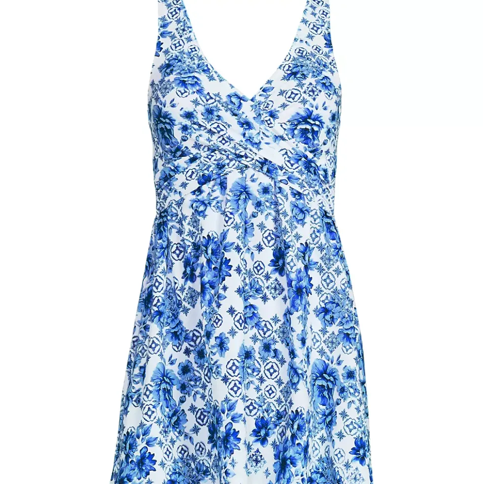 Women's SlenderSuit Wrap Swim Dress Swimsuit