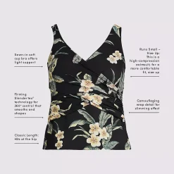 Women's SlenderSuit Wrap Tankini Top