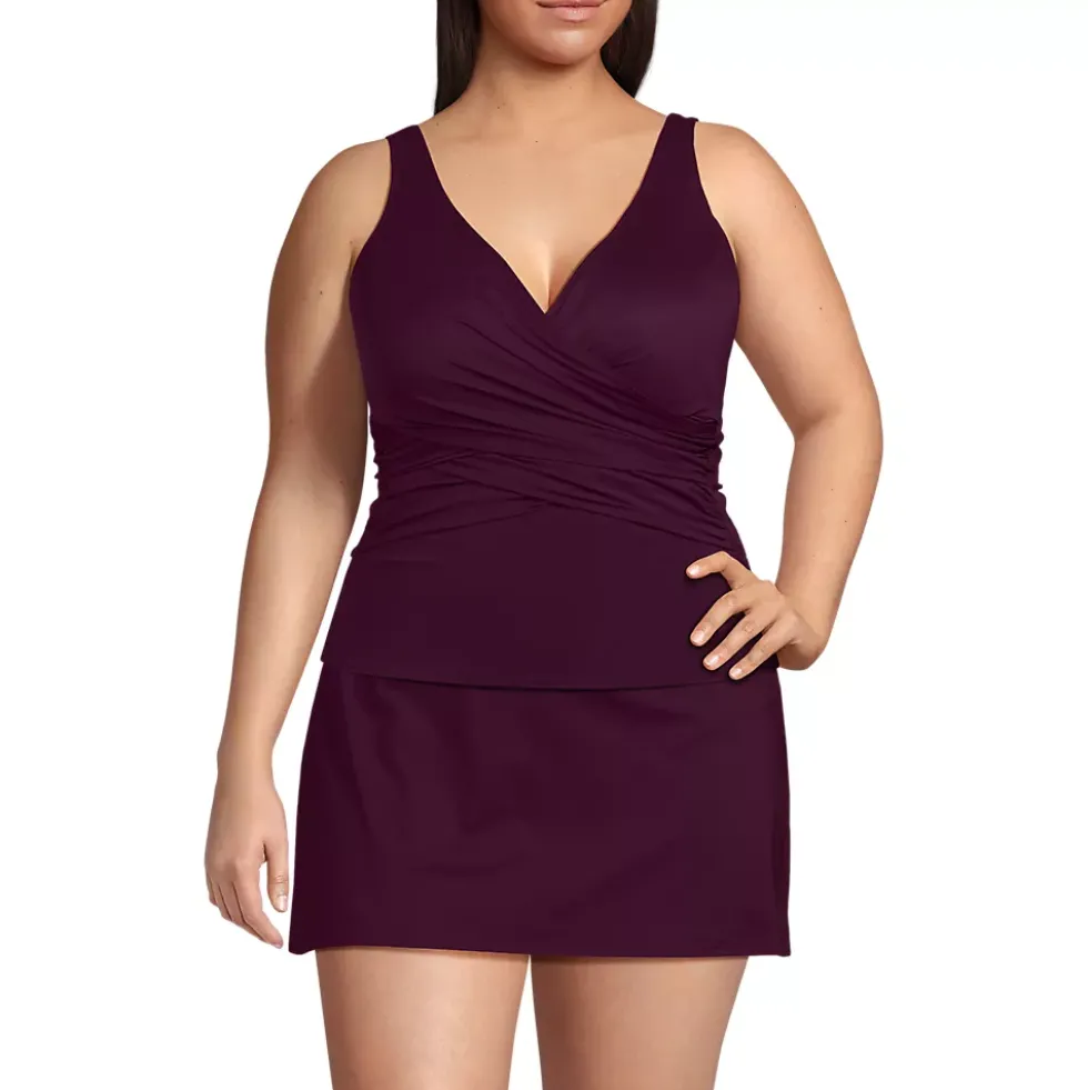 Women's SlenderSuit Wrap Tankini Top