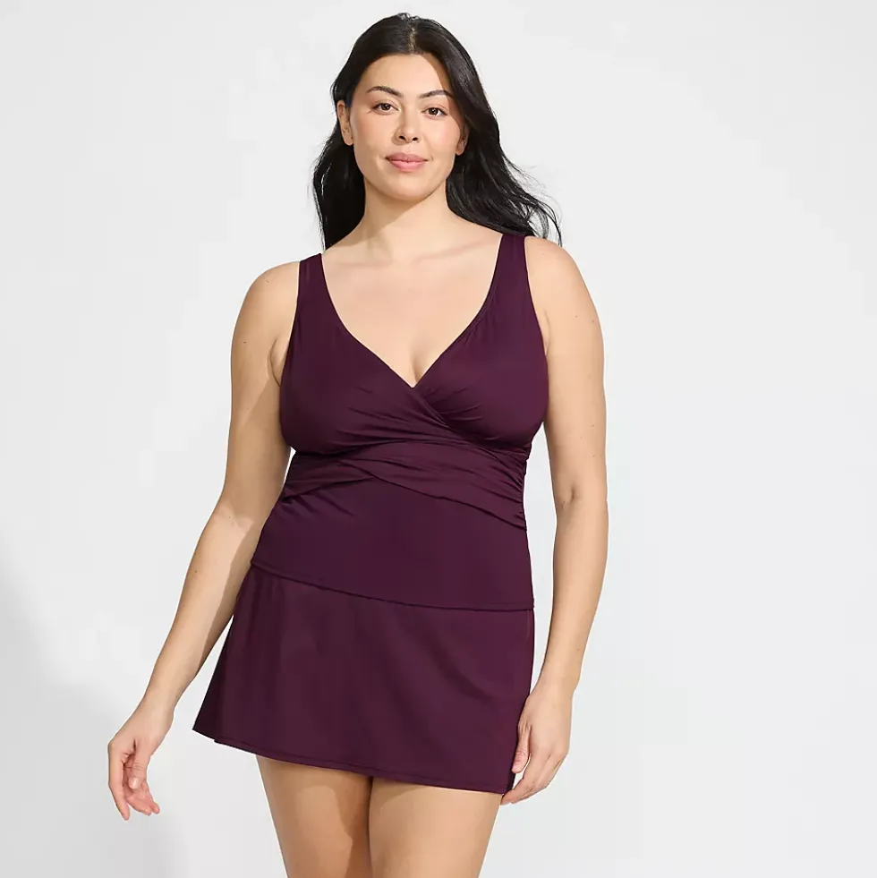 Women's SlenderSuit Wrap Tankini Top