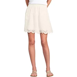 Women's Smocked Waist Above the Knee Skirt