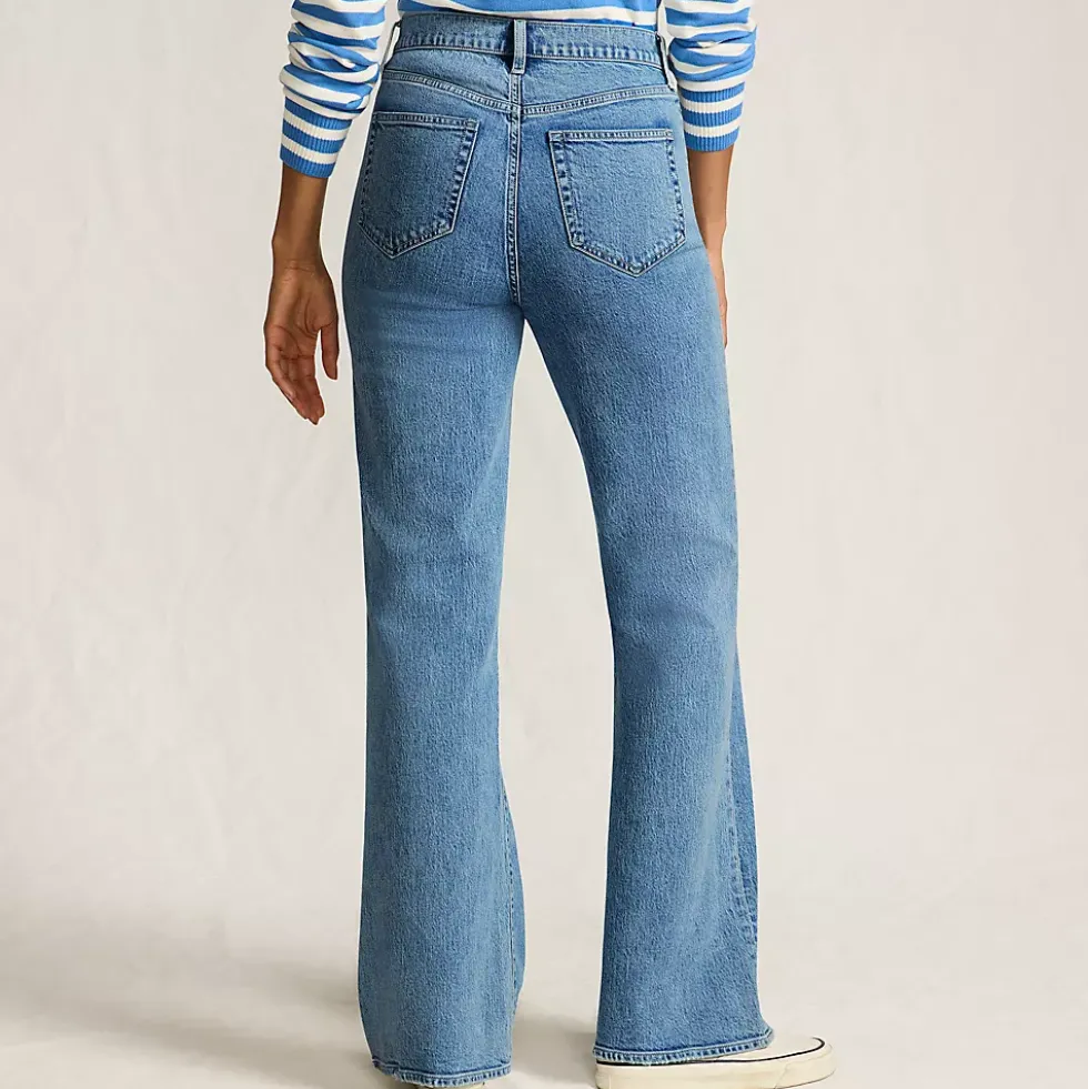 Women's Soft Denim High Rise Classic Flare Jeans