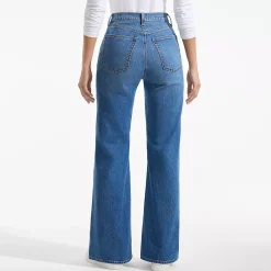 Women's Soft Denim High Rise Classic Flare Jeans
