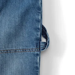 Women's Soft Denim High Rise Rail Straight Leg Utility Jeans
