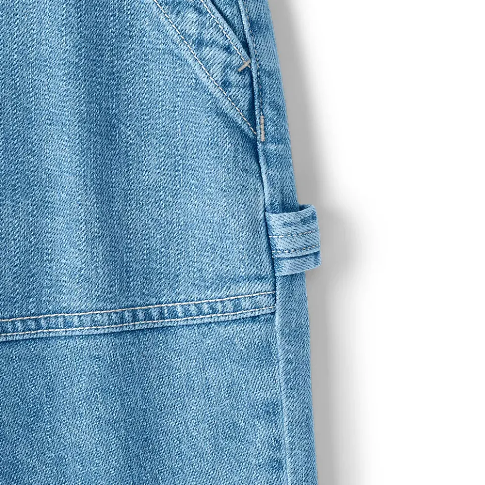 Women's Soft Denim High Rise Utility Cargo Ankle Jeans