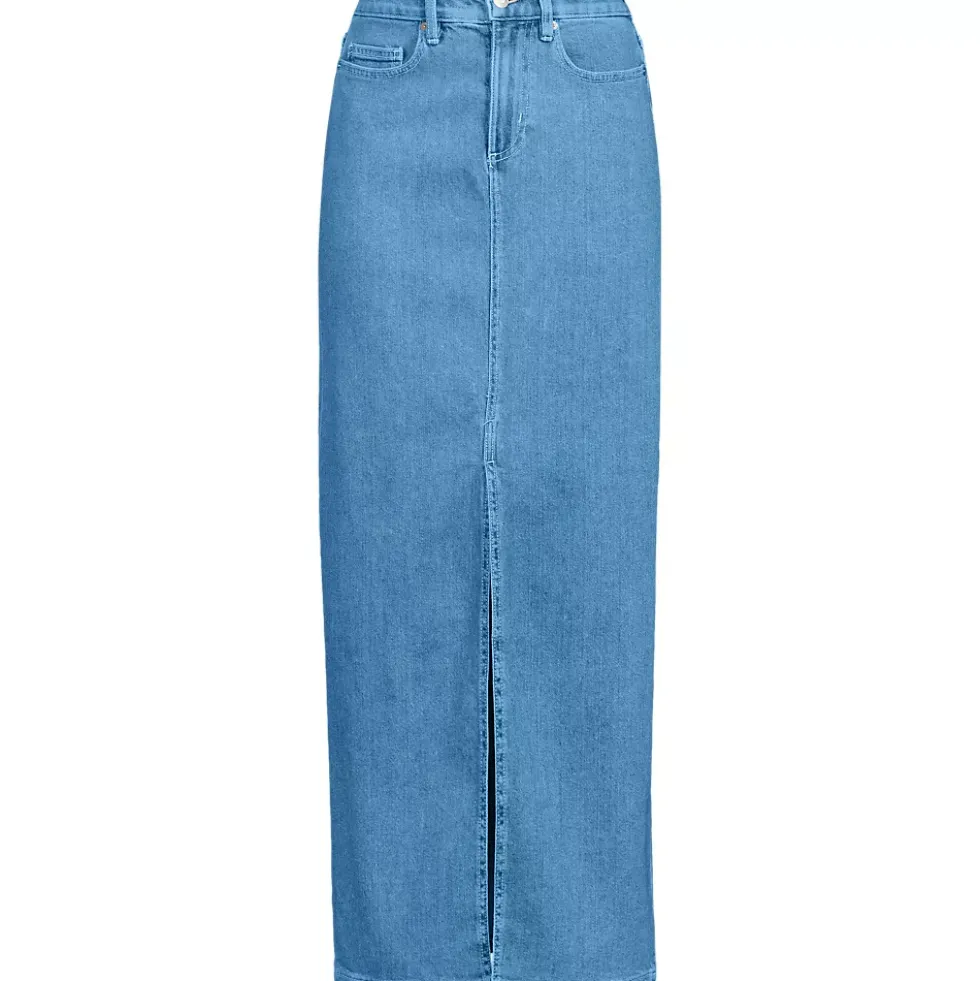 Women's Soft Denim Maxi Skirt