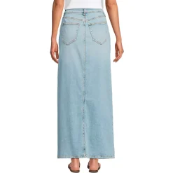 Women's Soft Denim Maxi Skirt