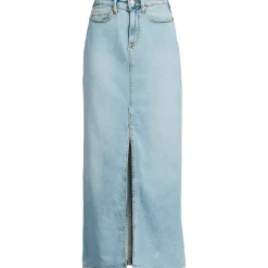 Women's Soft Denim Maxi Skirt