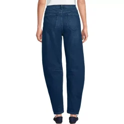 Women's Soft Denim Relaxed Barrel Leg Ankle Jeans