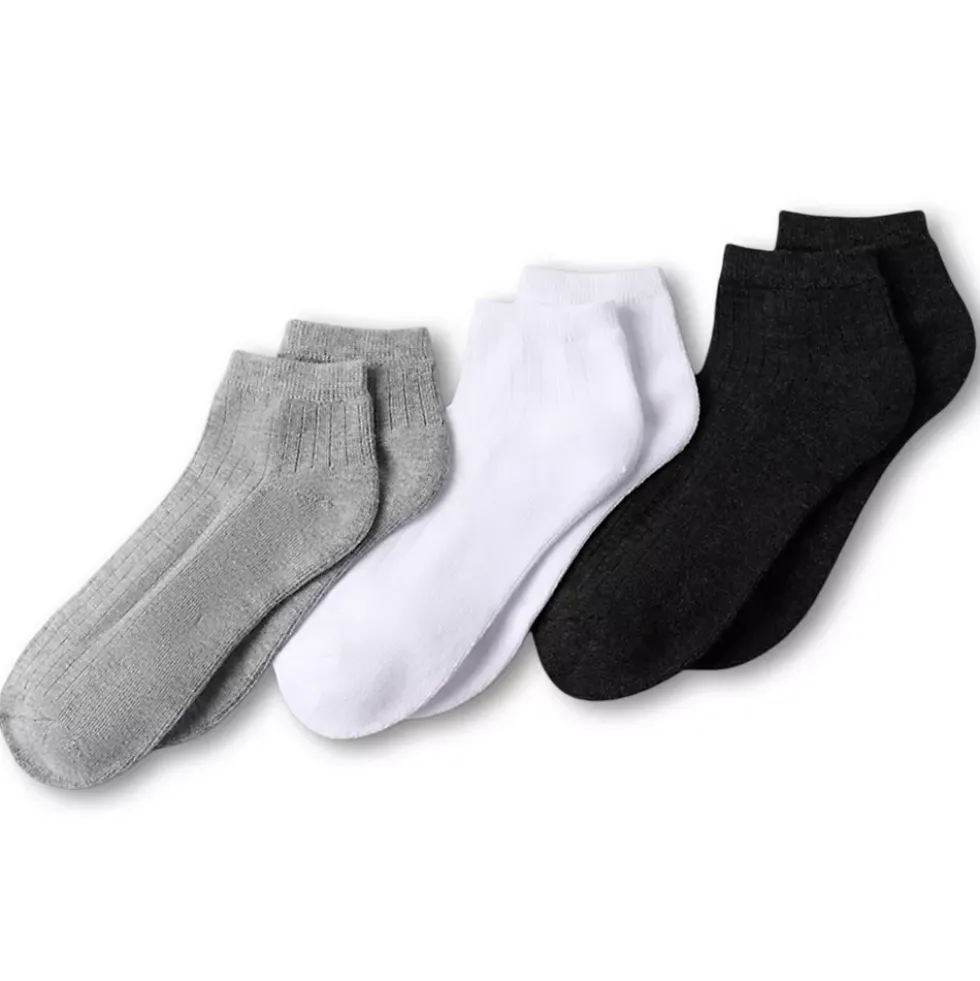 Women's Soft Half Cushion Quarter Crew Socks 3 Pack