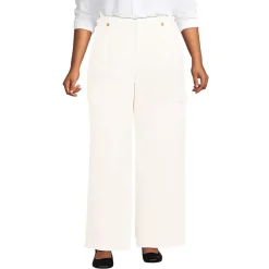 Women's Soft Polish Cargo High Rise Wide Leg Pants