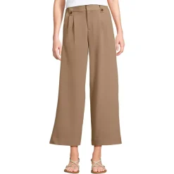 Women's Soft Polish High Rise Wide Leg Crop Pants
