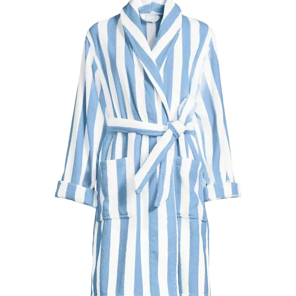 Women's Soft Terry Long Sleeve Knee Length Robe