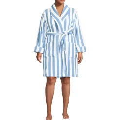 Women's Soft Terry Long Sleeve Knee Length Robe