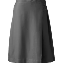 Women's Solid A-line Skirt Below the Knee