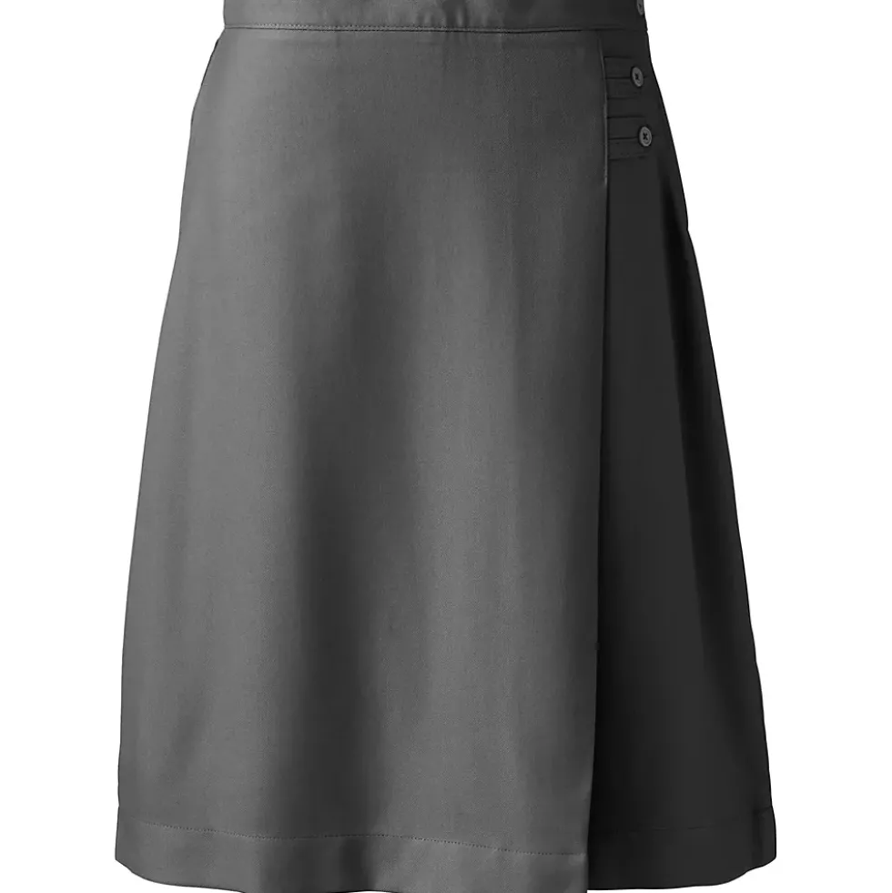 Women's Solid A-line Skirt Below the Knee