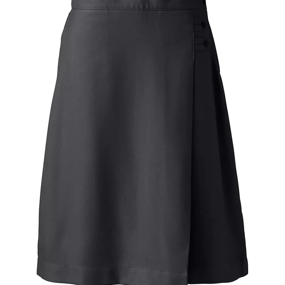 Women's Solid A-line Skirt Below the Knee
