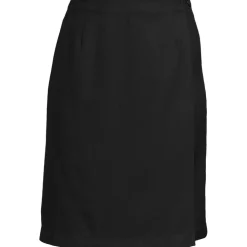 Women's Solid A Line Tab Skort Top of Knee