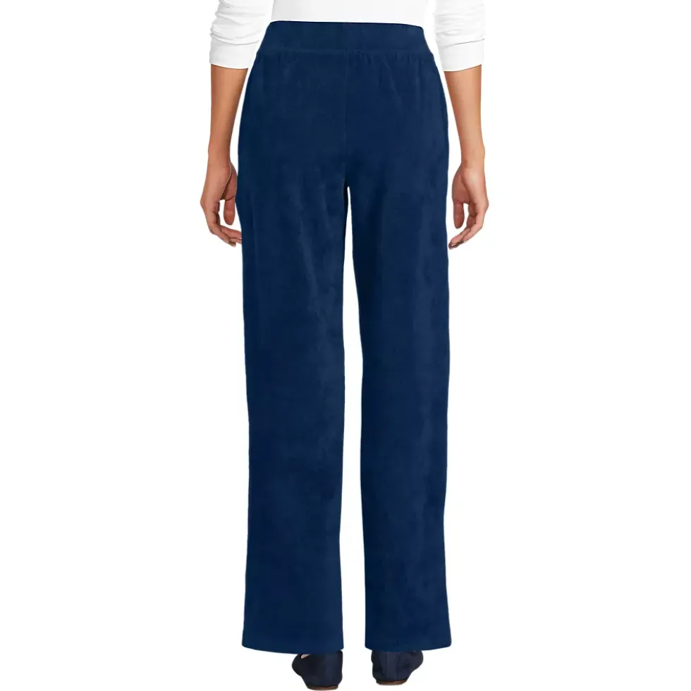 Women's Sport Cord High Rise Relaxed Straight Leg Pants