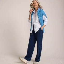 Women's Sport Cord High Rise Relaxed Straight Leg Pants