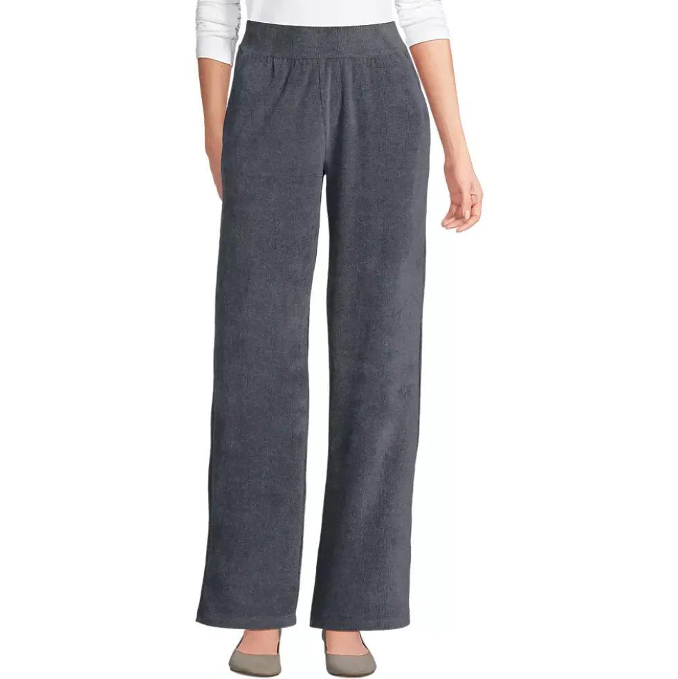 Women's Sport Cord High Rise Relaxed Straight Leg Pants