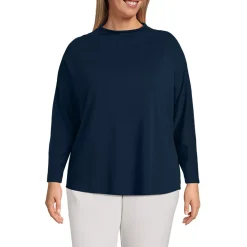 Women's Sport Knit Funnel Neck Top