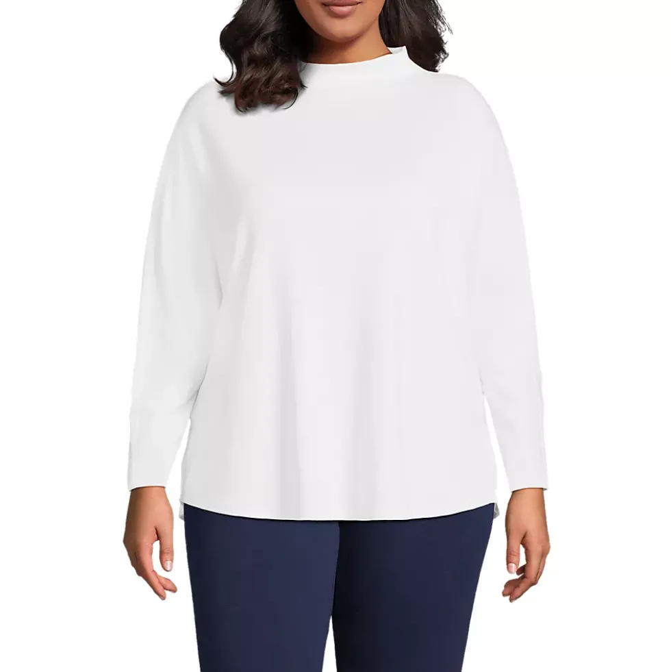 Women's Sport Knit Funnel Neck Top