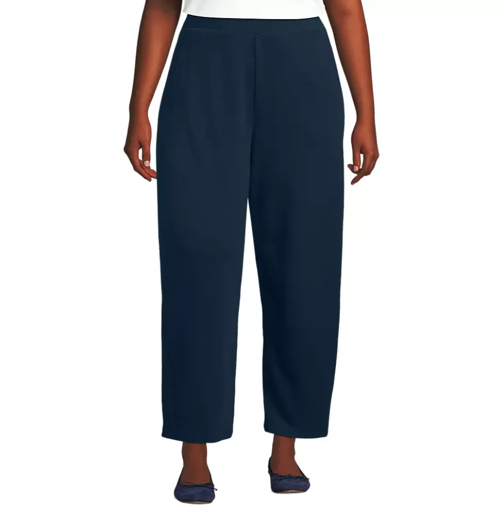 Women's Sport Knit High Rise Barrel Ankle Pants