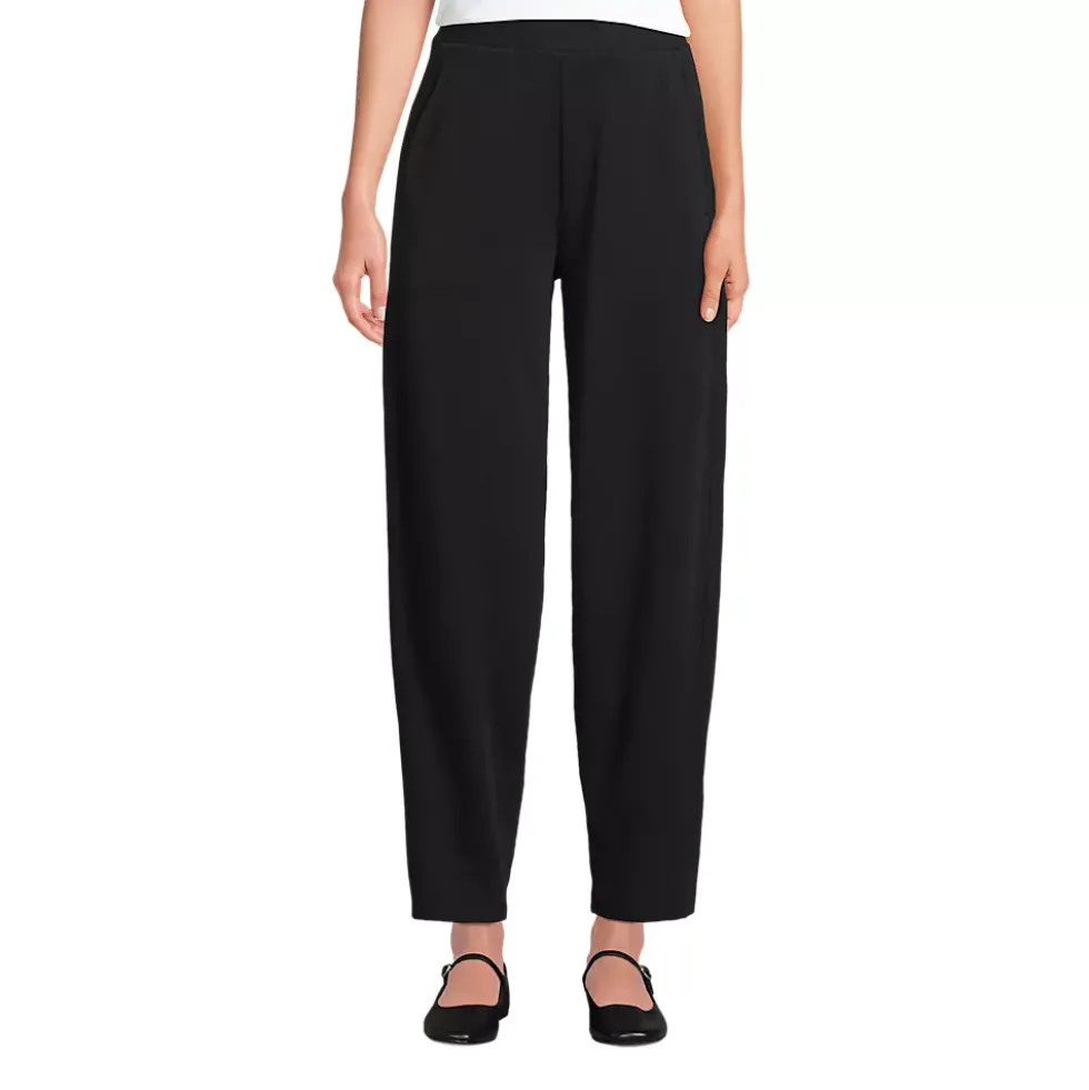 Women's Sport Knit High Rise Barrel Ankle Pants