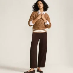 Women's Sport Knit High Rise Barrel Ankle Pants
