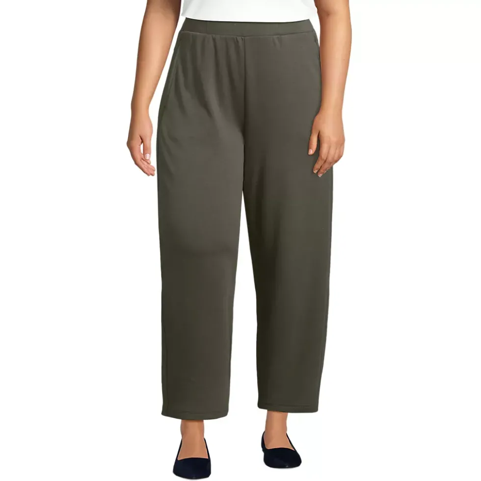 Women's Sport Knit High Rise Barrel Ankle Pants