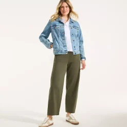 Women's Sport Knit High Rise Barrel Ankle Pants