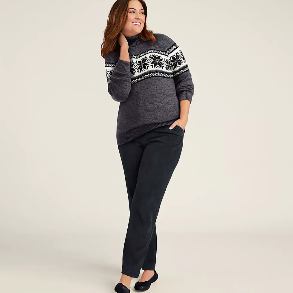 Women's Sport Knit High Rise Corduroy Pants
