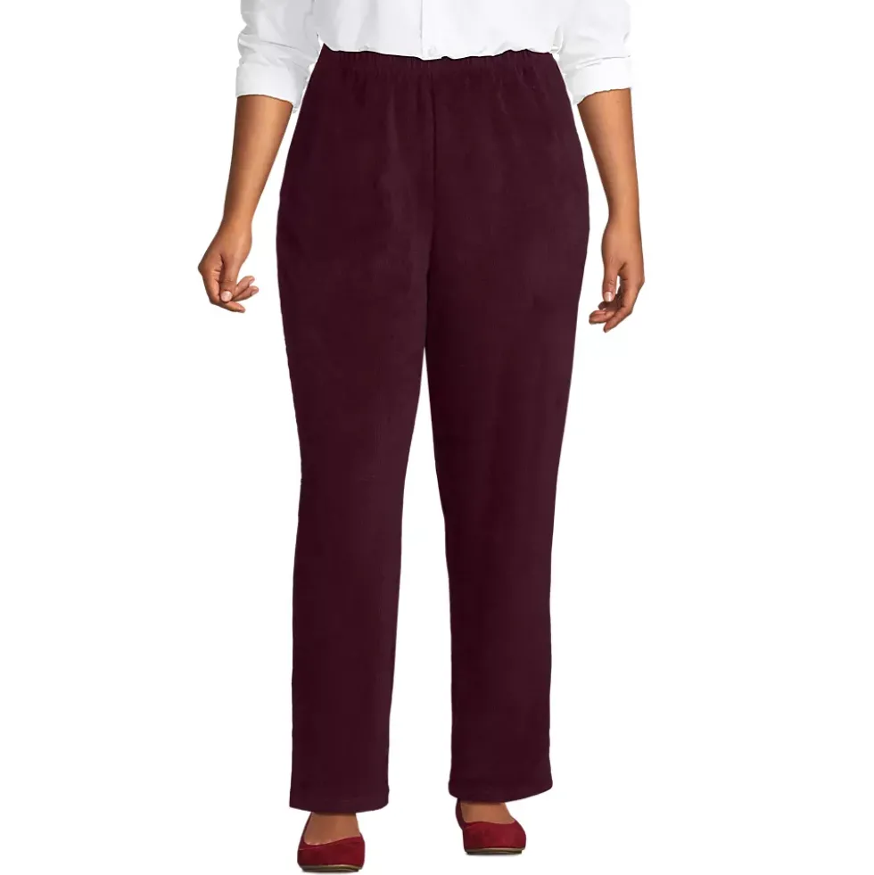 Women's Sport Knit High Rise Corduroy Pants