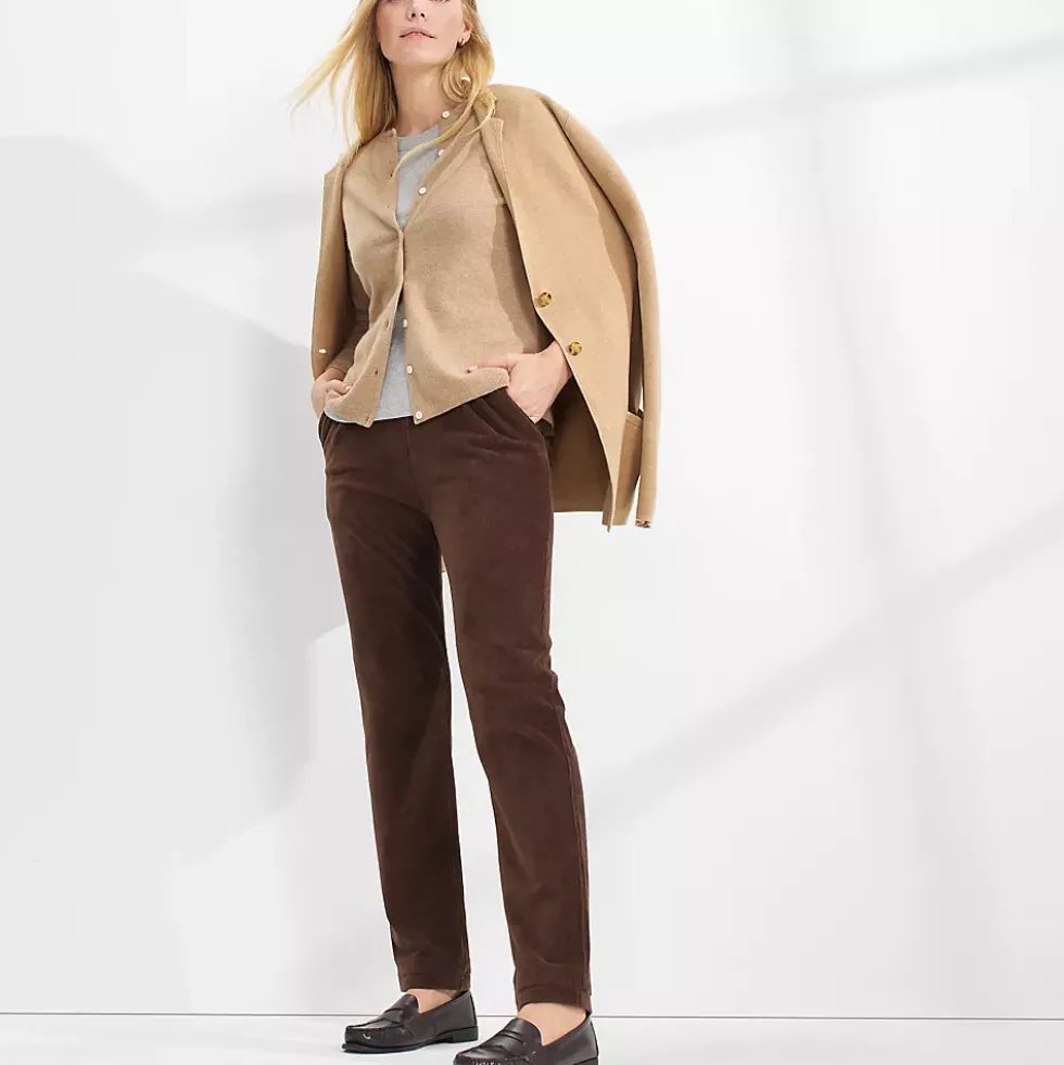 Women's Sport Knit High Rise Corduroy Pants