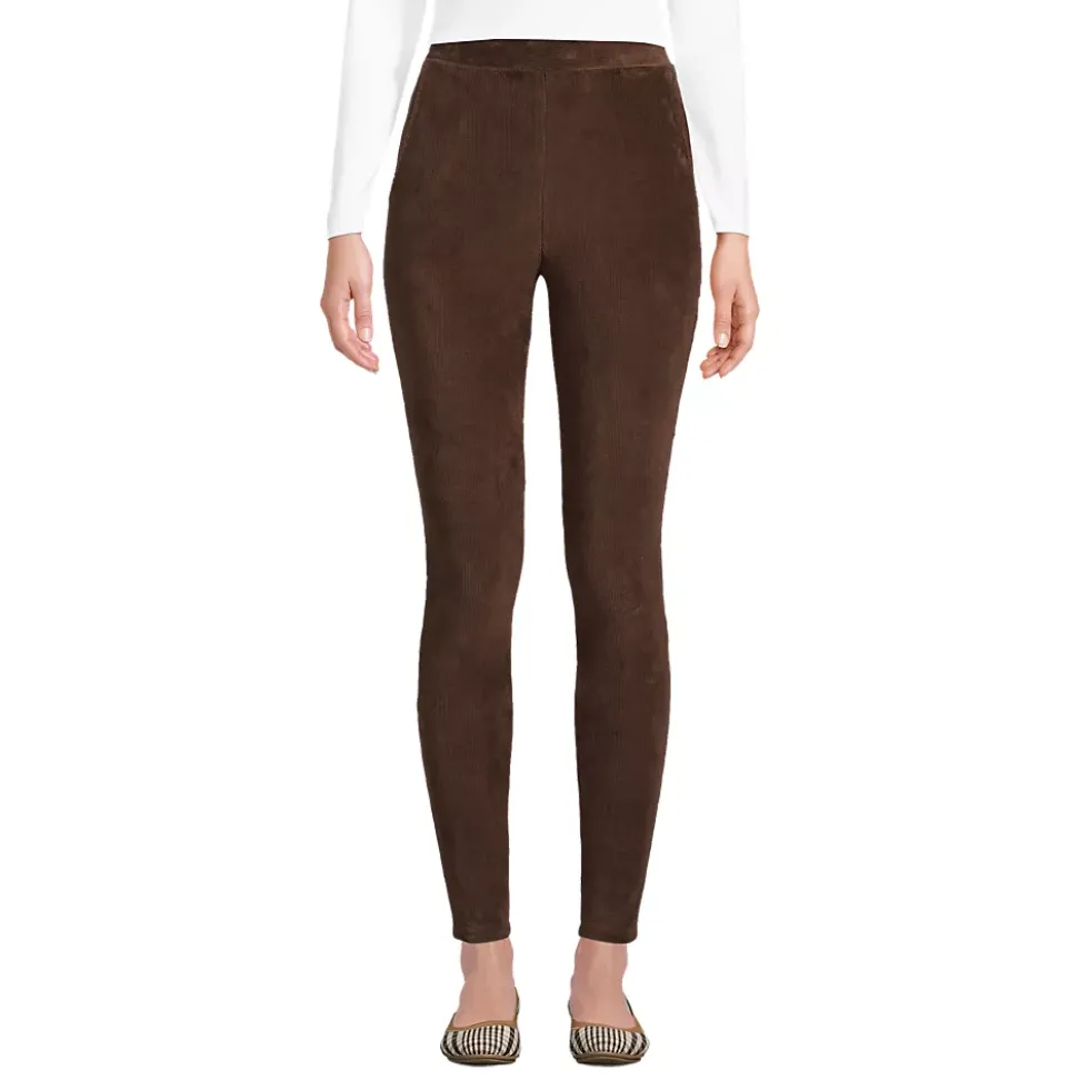 Women's Sport Knit High Rise Corduroy Leggings