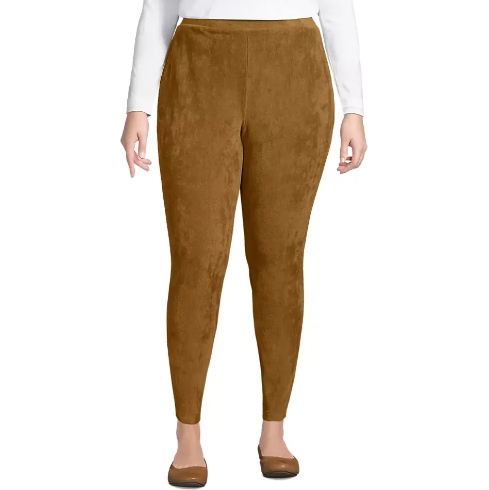 Women's Sport Knit High Rise Corduroy Leggings
