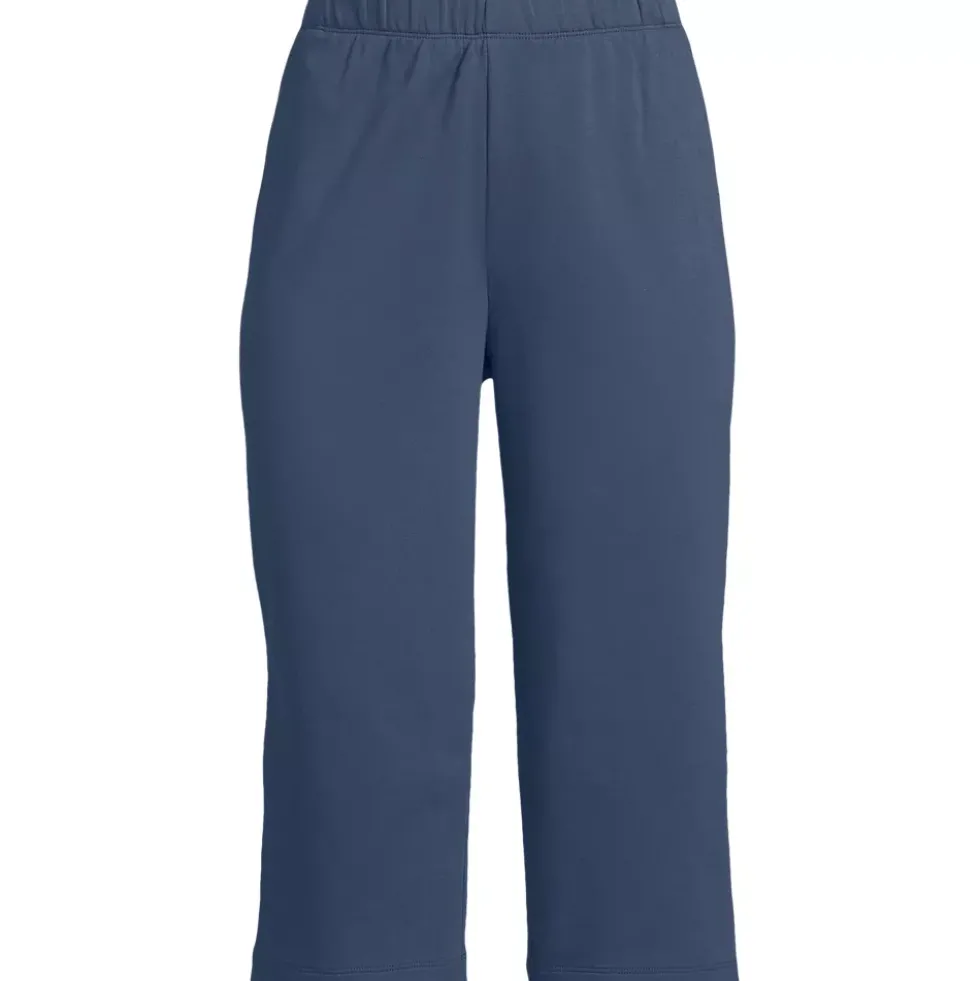 Women's Sport Knit High Rise Elastic Waist Capri Pants