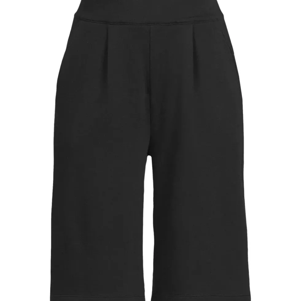 Women's Sport Knit High Rise Pleated 12" Bermuda Shorts