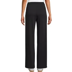 Women's Sport Knit High Rise Pull On Relaxed Straight Leg Pants