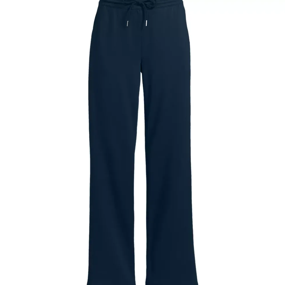Women's Sport Knit High Rise Pull On Relaxed Straight Leg Pants