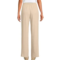 Women's Sport Knit High Rise Relaxed Straight Leg Side Stripe Pants