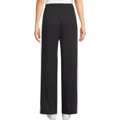 Women's Sport Knit High Rise Relaxed Straight Leg Side Stripe Pants