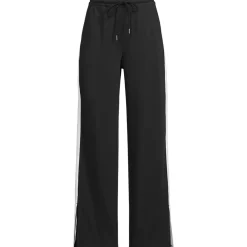Women's Sport Knit High Rise Relaxed Straight Leg Side Stripe Pants