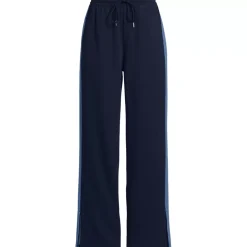 Women's Sport Knit High Rise Relaxed Straight Leg Side Stripe Pants