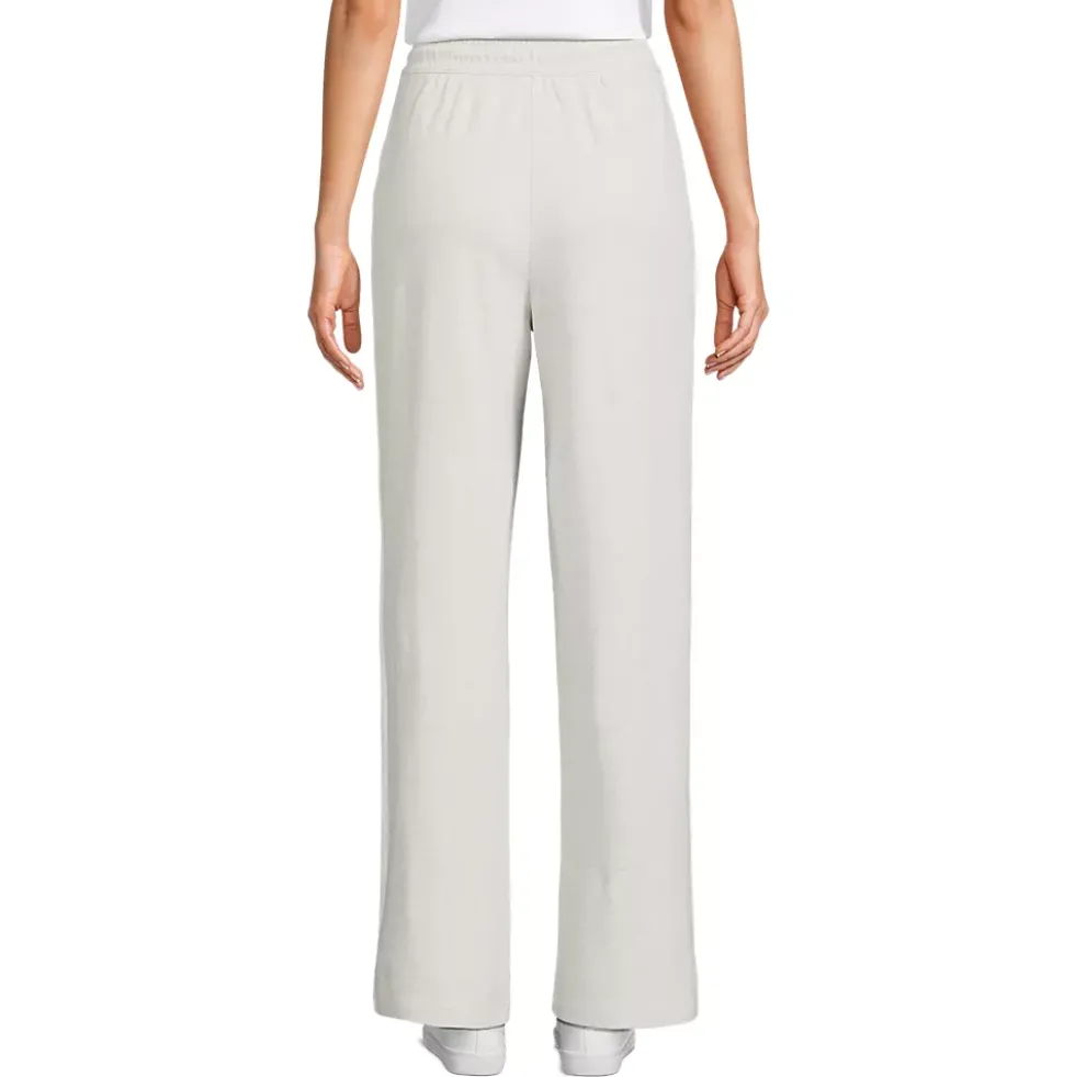 Women's Sport Knit High Rise Relaxed Straight Leg Side Stripe Pants