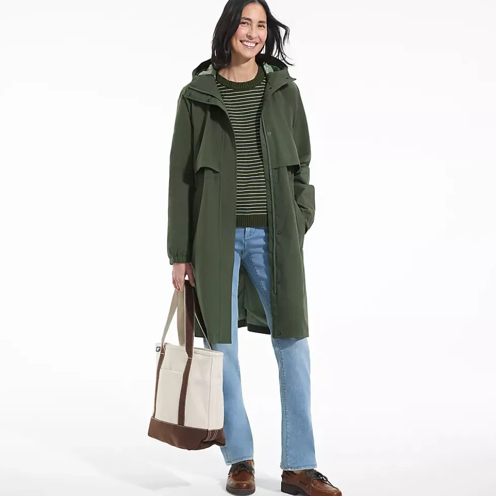 Women's Squall Packable Long Raincoat