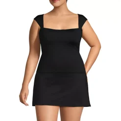 Women's Square Neck Underwire Tankini Top