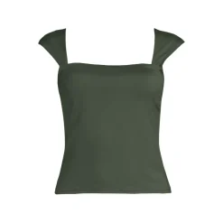 Women's Square Neck Underwire Tankini Top